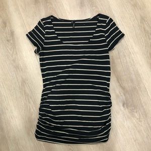Black and Tan striped shirt